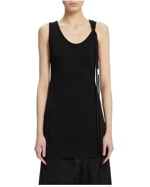 Ann Demeulemeester Sleeveless Tops - Negro