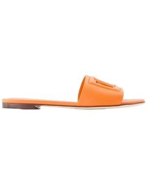 Dolce & Gabbana Sliders - Naranja