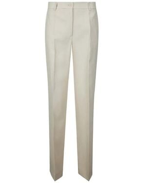P.A.R.O.S.H. P.A.R.O..H. ,Broeken ,Wit ,Leer Slim-Fit Broek - Naturel