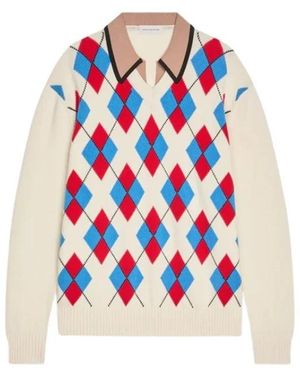 Dries Van Noten Round-Neck Knitwear - Red