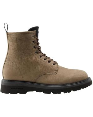 Woolrich Lace-Up Boots - Marron
