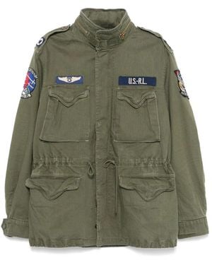 Polo Ralph Lauren The Iconic Military Jacket With Logo - Green