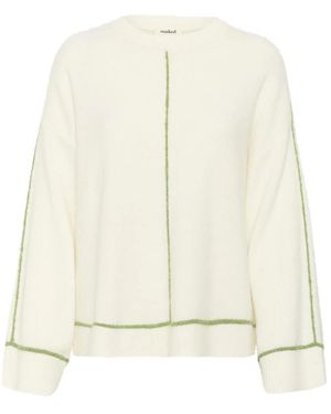 Soaked In Luxury Round-Neck Knitwear - Neutro