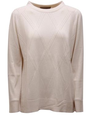 D.exterior Round-Neck Knitwear - Grey