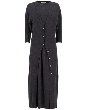 Rabanne Knitted Dresses - Black