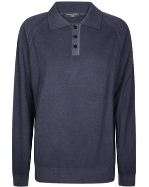 Daniele Fiesoli Raglan Polo Gewassen Stijl - Blauw