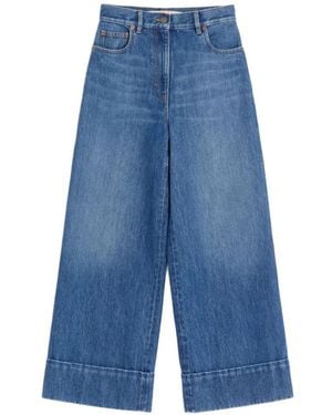 Valentino Cropped Jeans - Blue