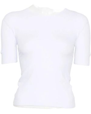 Gucci Gg Stretch Jersey T-Shirt - Weiß