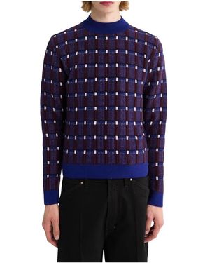 Jil Sander Truien & Vesten ,Veelkleurig ,496 Trui - Blauw