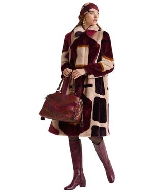 Maliparmi Single-Breasted Coats - Red