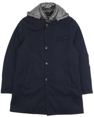 Montecore Single-Breasted Coats - Blauw