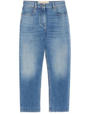 Valentino Cropped Jeans - Blue