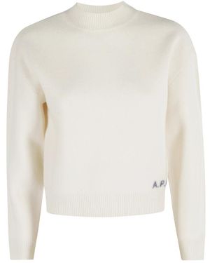 A.P.C. Round-Neck Knitwear - White