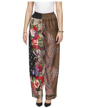 Moschino Broeken ,Veelkleurig ,Pantalone 4888 Fantasia - Rood