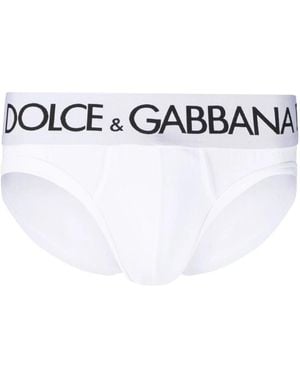 Dolce & Gabbana Mid-Rise Slips - Wit