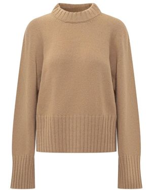 Laneus Truien & Vesten ,Bruin ,Round-Neck Truien - Naturel