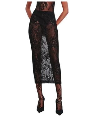 Wardrobe NYC Midi Skirts - Black