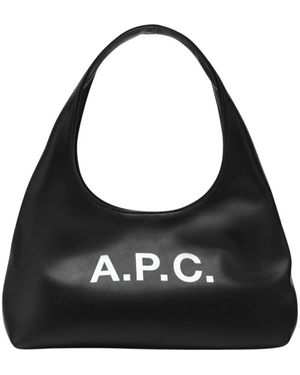A.P.C. Baby Ninon Umhängetasche - Schwarz