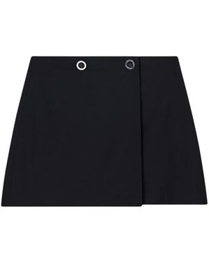 ARMANI EXCHANGE Asymmetrische Minirok - Zwart