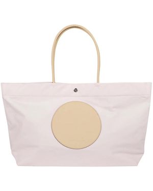 Tory Burch Tassen ,Roze ,Nylon Ella Twist Reversible Tote
