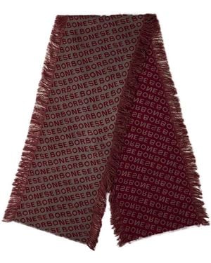 Borbonese Winter Scarves - Red