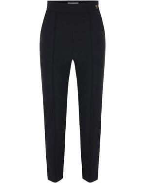 Elisabetta Franchi Cropped Trousers - Black