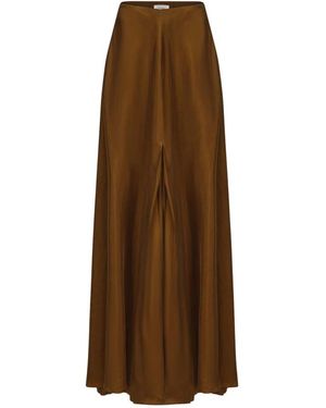 Ruohan Maxi Skirts - Marrone