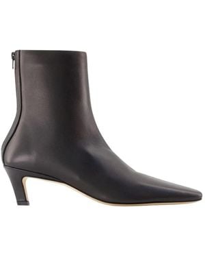 TOTEME Nappa Mid-Heel Boots - Braun