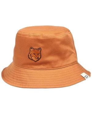 Maison Kitsuné Hats - Brown