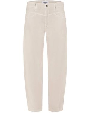 Cambio Straight Trousers - White