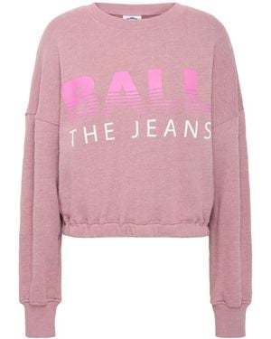 Ball Cropped Sweatshirt Wistful Mauve - Pink