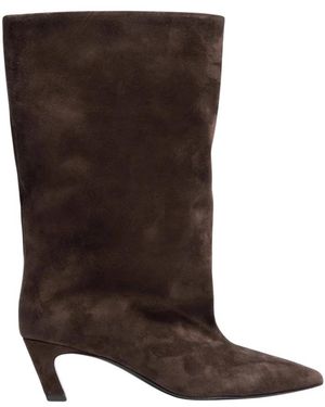Ash Heeled Boots - Marrón