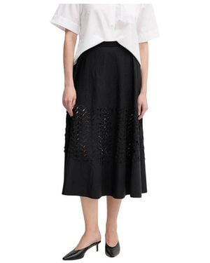 Sandro Ferrone Midi Skirts - Noir