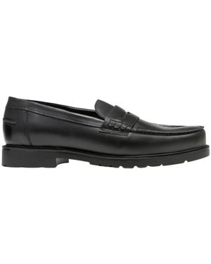 Kleman Schoenen ,Zwart Platte Schoenen