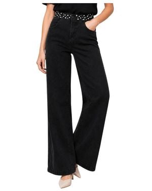 Kocca Jeans ,Blauw ,Denim Oddo Denim Broek - Zwart