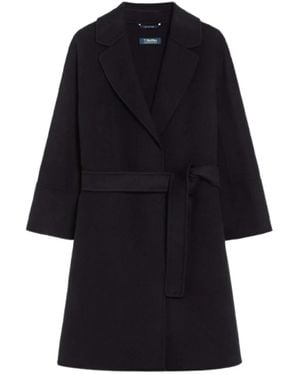 Max Mara Belted Coats - Black