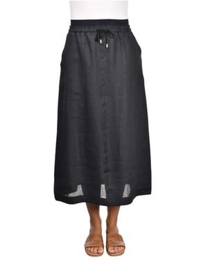 Gran Sasso Midi Skirts - Negro
