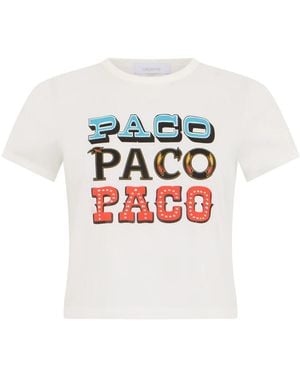 Rabanne T-Shirts - White
