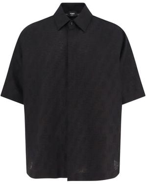 Fendi Linen Shirt - Black
