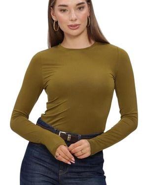 SELECTED Manja Ls O-Neck - Grün