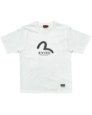 Evisu T-Shirts - White