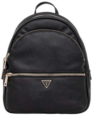 Guess Tassen ,Zwart ,Leer Manhattan Ii Large Backpack