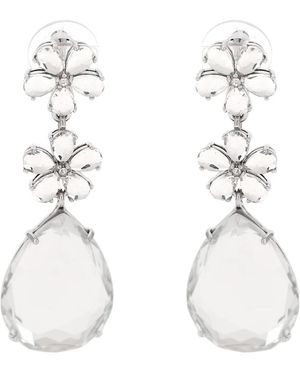 Self-Portrait Earrings - White