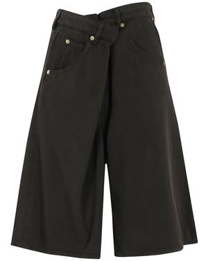 DARKPARK Denim Shorts - Black