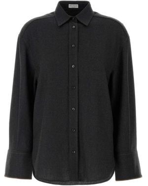 Brunello Cucinelli Shirts - Nero
