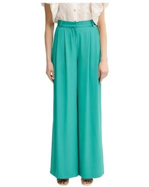 Fracomina Wide Trousers - Verde