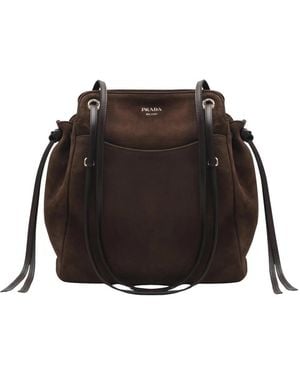 Prada Shopping Bags - Black