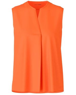 Marc Cain Ärmelloses Top Mit Volant-Details - Orange
