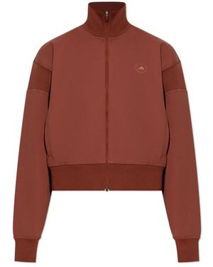 adidas By Stella McCartney Fitness ,Rood ,Polyester Logo Sweatshirt