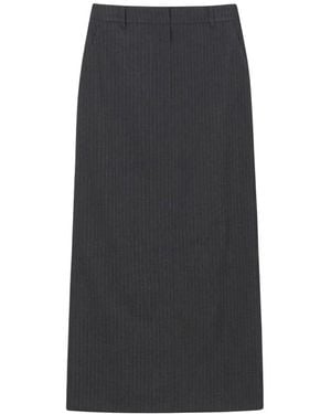 DUNST Midi Skirts - Gris